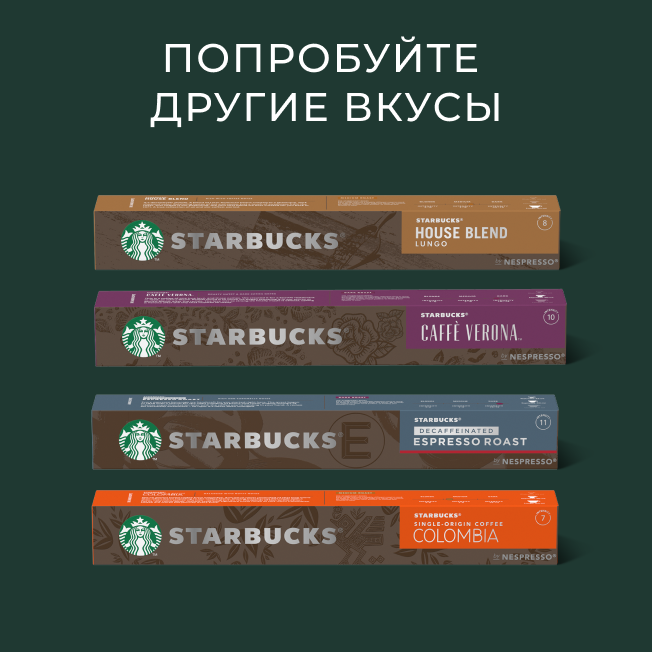 Кофе в капсулах Nespresso Starbucks Decaffeinated Espresso Roast, 10 капсул - фотография № 15