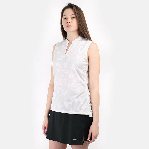 Поло спортивное NIKE Breathe Women's Sleeveless Printed Golf Polo