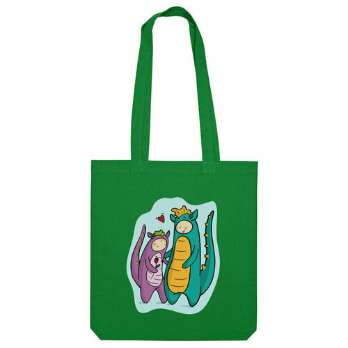 фото Сумка шоппер us basic, зеленый