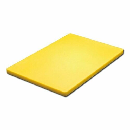 Доска разделочная прямоугольная, 60х40 h-1.5см, пластик, цвет желтый
