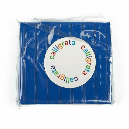 Полимерная глина Calligrata 50 г синяя 482₽