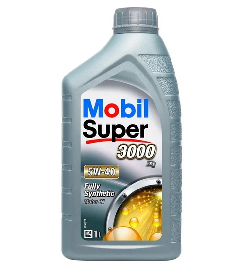 Синтетическое моторное масло Mobil Super 3000 X1 5W40, 1л