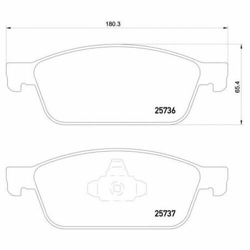 Колодки тормозные дисковые Brembo P24157