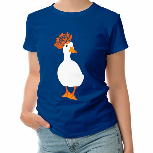 фото Футболка roly, размер l, синий