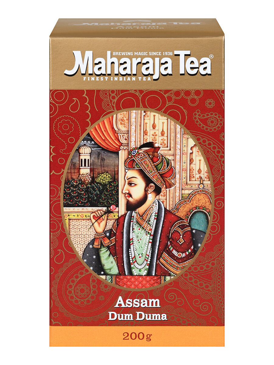 Чай "Махараджа" индийский чёрный байховый Ассам "Дум дума" 200 гр