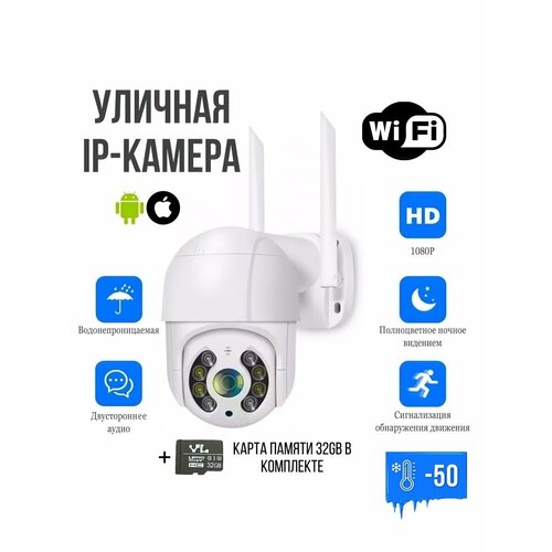 Камера видеонаблюдения WIFI 360 IP 351700₽