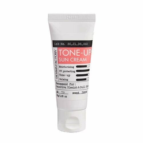 Derma Factory Солнцезащитный крем для лица с легким тонирующим эффектом Inorganic Tone-Up Sun Cream SPF 50 PA 30г 715₽