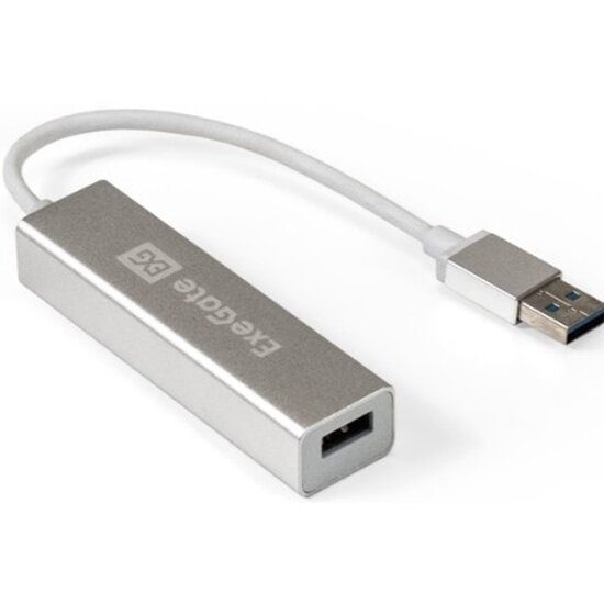 Разветвитель Exegate USB DUB-4 USB 3.0 Type A (M) - 4 x Type A (F) 0.15 м серебристый (EX293981RUS)