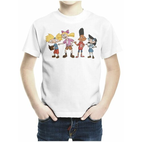 фото Футболка каждому своё, размер 122, белый