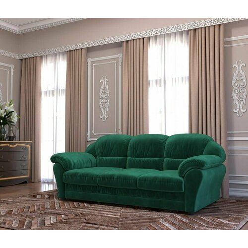 Диван прямой Казанова зеленый