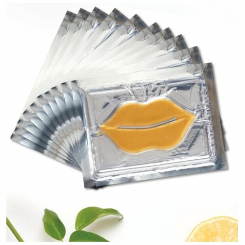 5 штук Патчи для ухода за губами гидрогелиевые золотые 399₽