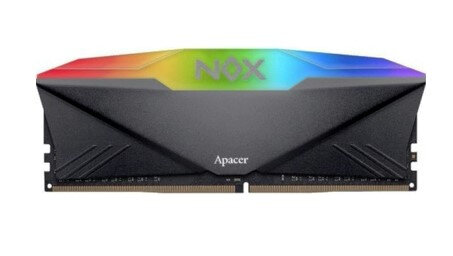 Оперативная память Apacer DDR4 8Gb 3200MHz pc-25600 NOX RGB CL16 (AH4U08G32C28YNBAA-1)