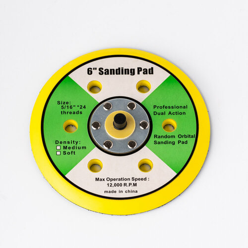 Насадка с липучкой диск-подошва для пневмошлифмашины Колир 150мм 268₽