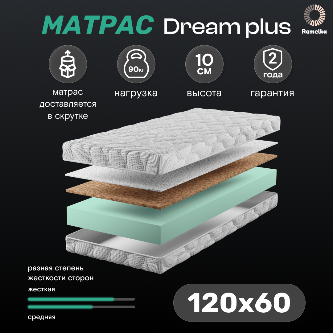 Детский матрас DREAM LUX PRO 120*60*10