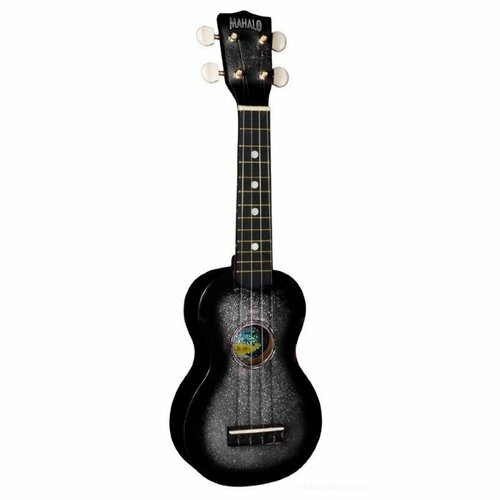 Укулеле Hamano U-35BK Black Sparkle hamano u 35bk black sparkle укулеле сопрано