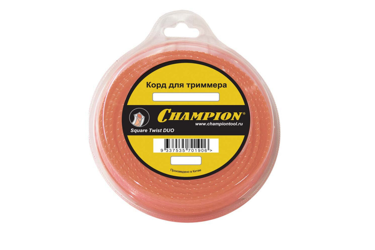 Корд трим. CHAMPION Square Twist DUO 2.4мм *44м (витой квадрат) C5058