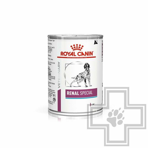 Влажный корм для собак Royal Canin Renal Special, при заболеваниях почек 410 г сухой корм royal canin early renal feline для взрослых кошек при хронической почечной недостаточности в ранней стадии 3 5 3 5 кг