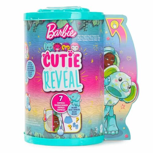 Кукла Barbie Cutie Reveal Слон, HKR12/HKR13