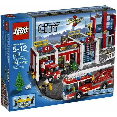 LEGO City 7208 Пожарное депо lego city 30368 fire rescue water scooter 32 дет