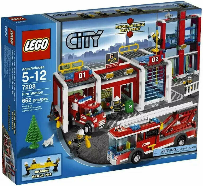 LEGO City 7208 Пожарное депо