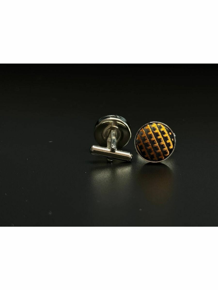 Запонки Tonali Baie, белый/желтый — фото 1