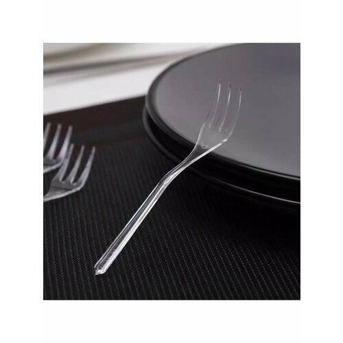 Вилка пластиковая одноразовая для фуршетов 50 штуп 579₽