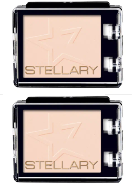 Моно тени для век наборные Stellary E-Clipse, тон 03 Ванильный Коктейль, 1 г, 2 шт