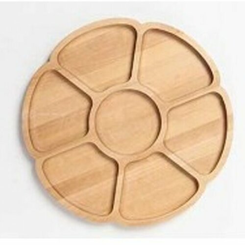 Менажница Prima Collection Ромашка 32х32х2 см массив березы 1190₽