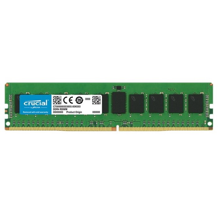 Память DDR4 Crucial 8Gb DIMM ECC Reg PC4-21300 CL19 2666MHz - фото №5
