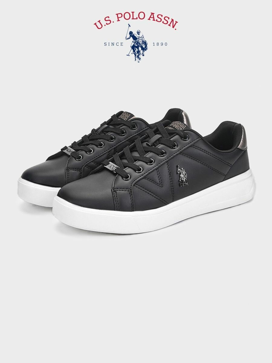 Кеды U.S. POLO ASSN., полнота 6 (RU)/ на среднюю стопу, размер 37, синий