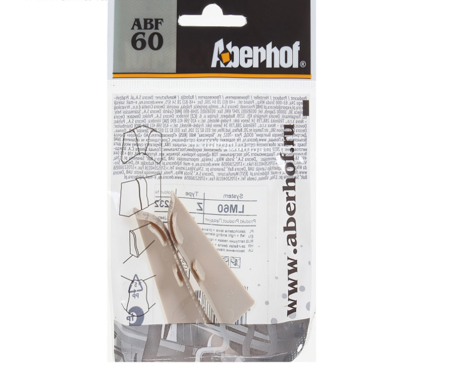 Заглушки Aberhof ABF60 для плинтуса, цвет 3921 дуб мадейра (блистер) — фото 1