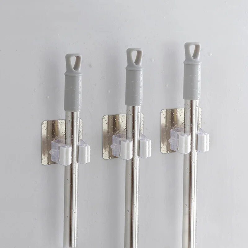 Настенные держатели для швабр 3 шт. White 3PCS