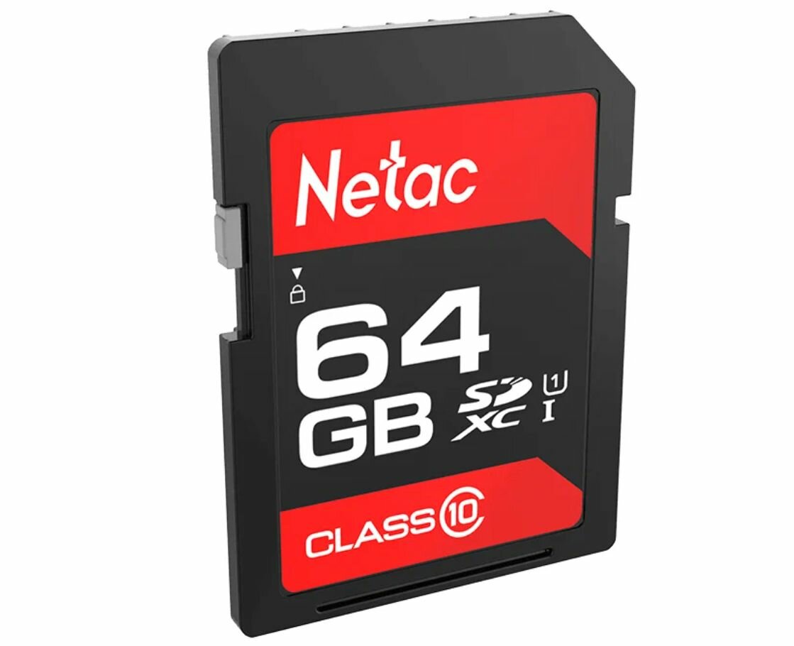 Карта памяти SDXC 64GB Netac P600