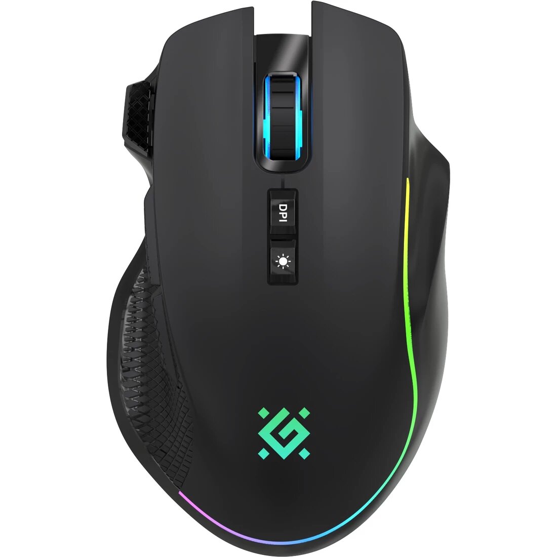 Мышь Defender Immortal GM-421, черный (52421) оптический, 10000 dpi, Bluetooth/Радиоканал/USB
