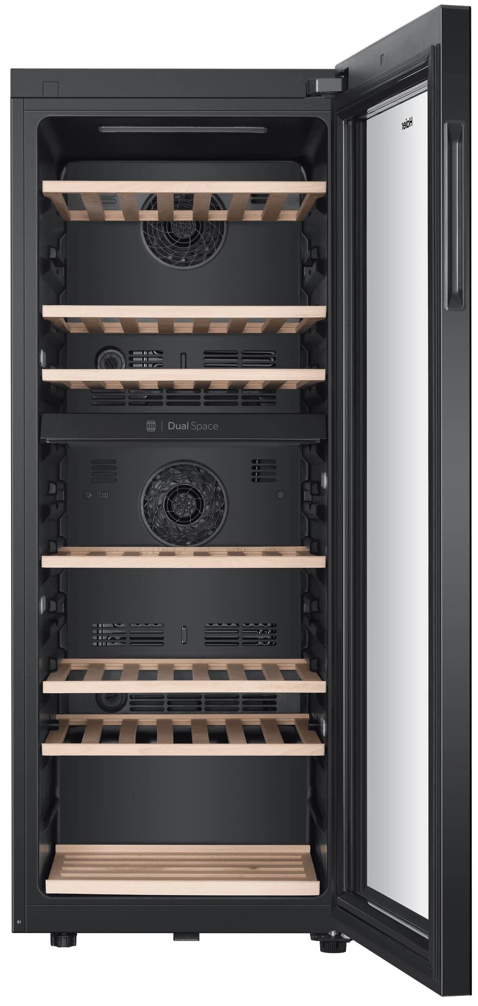 Изображение Винный шкаф Haier "FWC77GDAE1", двухтемпературный, электронное управление