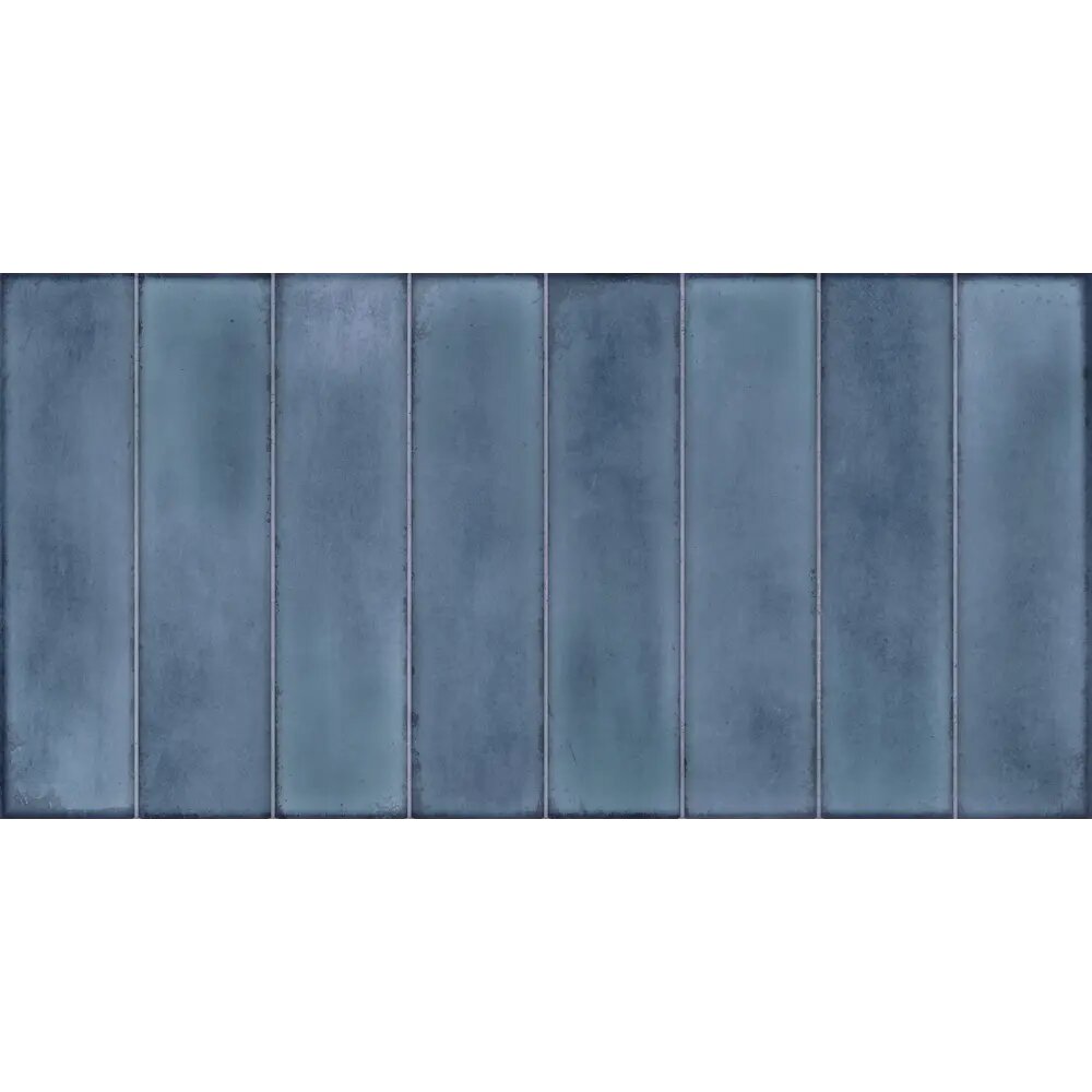 Церсанит Cascada плитка настенная глянцевая 298x598x8 5мм 8шт   1 45м2  синий