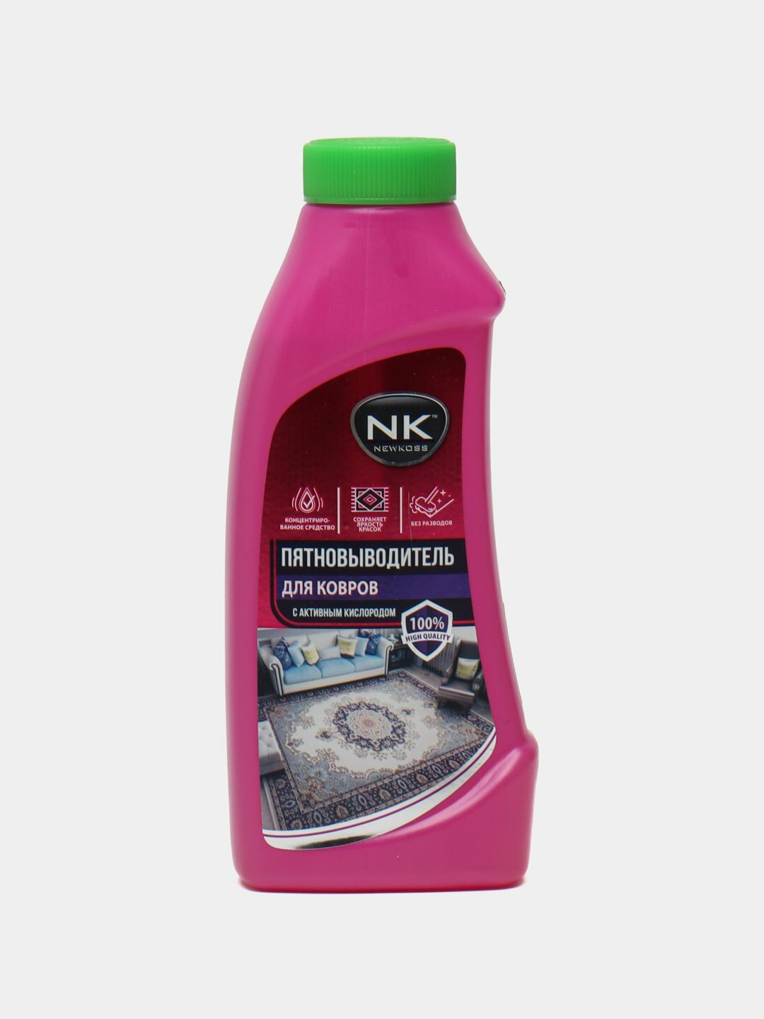 Пятновыводитель NK Newkoss "Антижир", для ковров, с активным кислородом, обезжиривание — фото 1