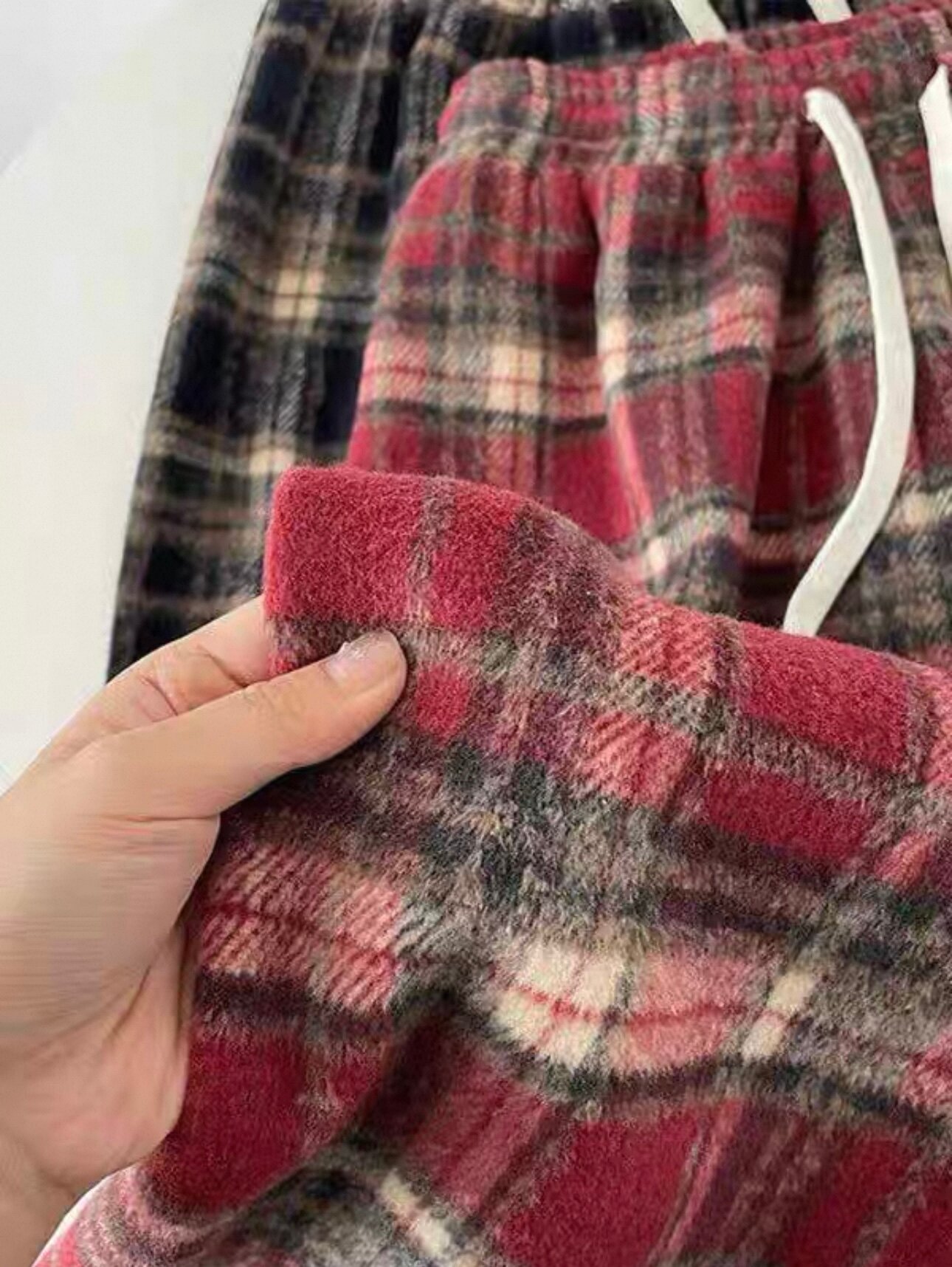 Брюки утеплённые , размер 36, красный — фото 1