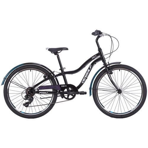Подростковый велосипед Dewolf Sand 24 (2021) 24 Черно-синий