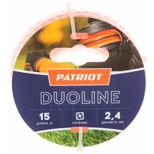 Patriot Леска Patriot Duoline (квадрат) D 2.4 мм L 15 м