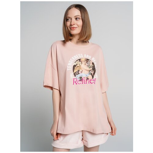 фото Футболка с кор.рукавом твое 80765 размер xs, светло-розовый, women