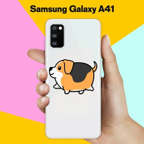 Силиконовый чехол Толстый Бигль на Samsung Galaxy A41 силиконовый чехол толстый бигль на samsung galaxy a41