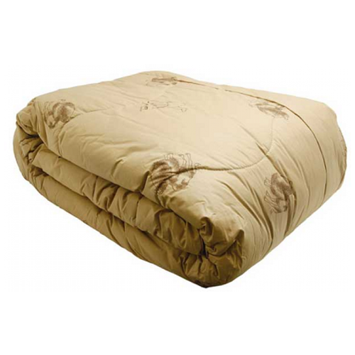 Одеяло Toontex Верблюжья шерсть ОВПэ300, всесезонное, 195 х 205 см, коричневый