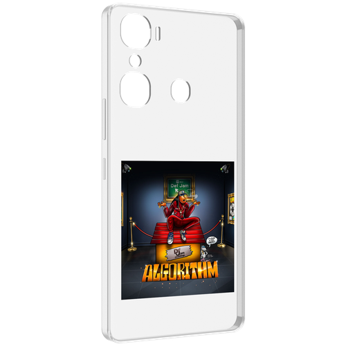 Чехол MyPads Snoop Dogg ALGORITHM для Infinix Hot 12 Pro задняя-панель-накладка-бампер