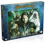 Пазл Winning Moves 1000 деталей: Lord of the Rings / Властелин колец Герои средиземья - изображение