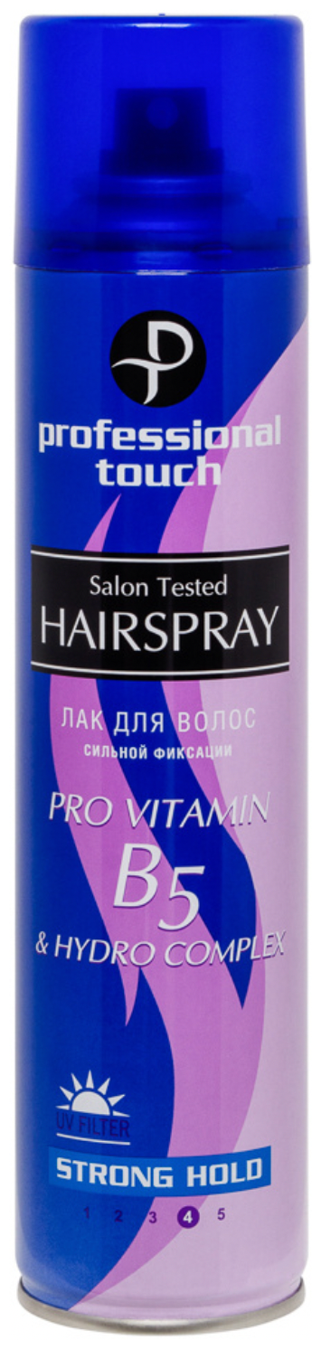 Профессионал Тач / Professional Touch Лак для волос B5 Pro Vitamin&Hydro Complex strong hold 265 мл