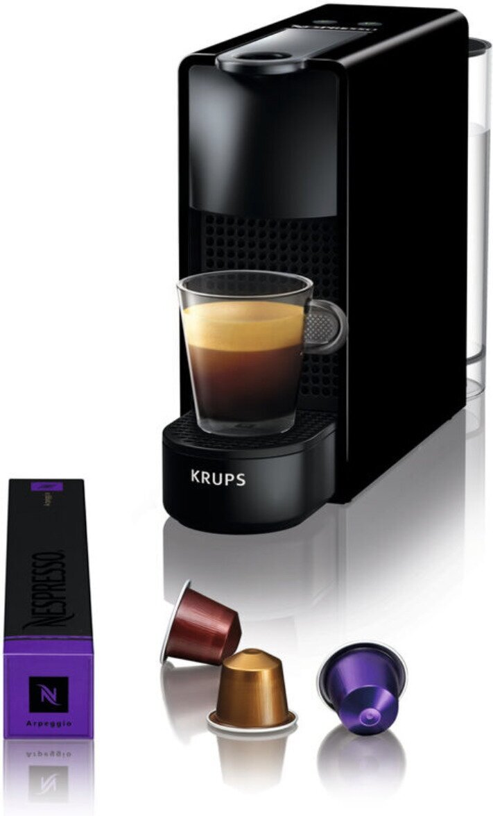 Капсульная кофемашина Nespresso Essenza Mini XN110810 19 бар, черный - фотография № 5