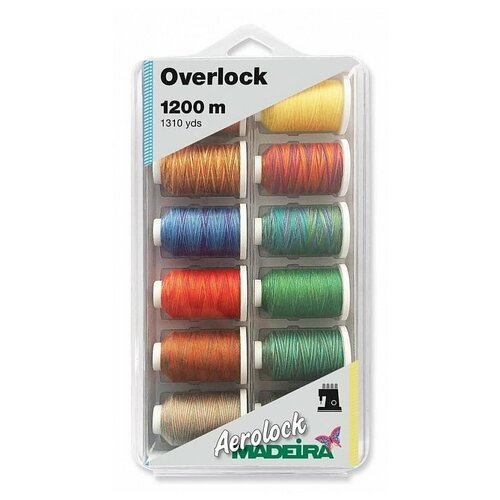Купить Набор Aerolock №125 Blister Box Multicolor Madeira арт. 8097, Нитки
