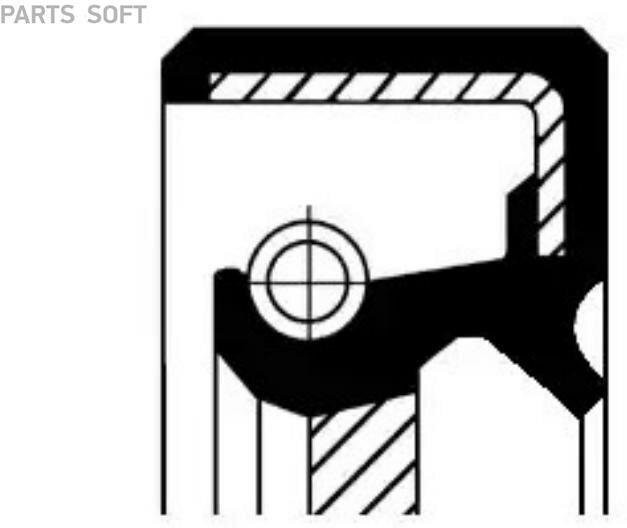 CORTECO 19035200B Сальник дифференциала 40x56x9