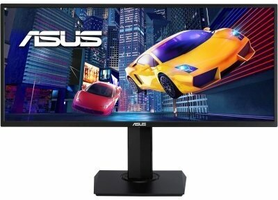 Монитор Asus 34" ProGaming VP348QGL 3440x1440 VA LED 75Гц 4ms FreeSync HDMI DisplayPort